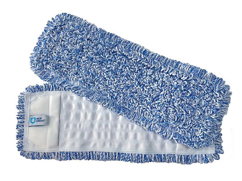 Mop Knight Mop Mikrofaser-Baumwolle und Mischgewebe Tritex Blau 40cm