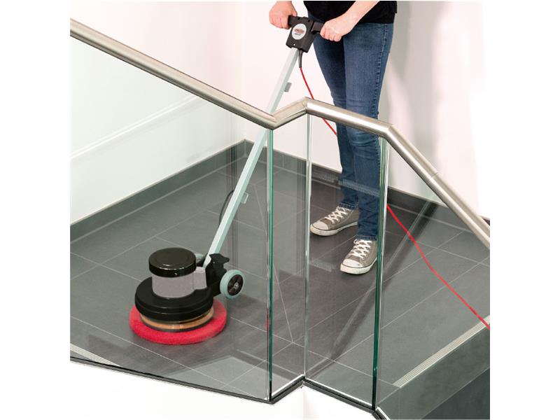 Sprintus Einscheibenmaschine EEM 13 R, inkl. Bürste mittel & weich, Padtreibteller 13"