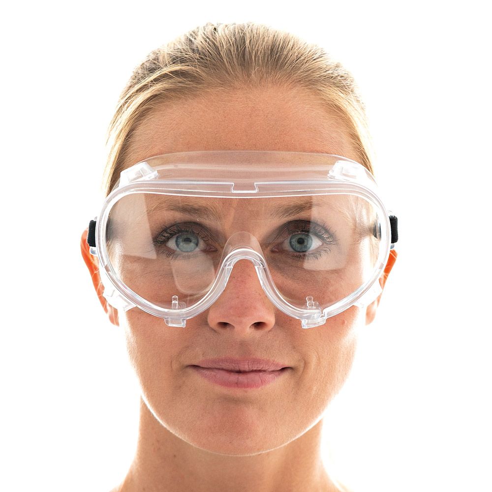 FM Vollsichtsschutzbrille belüftet transparent PVC