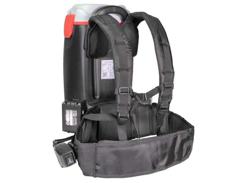 Sprintus Rucksacksauger BoostiX iGO 36V, mit 5Ah Akkus und Ladegerät
