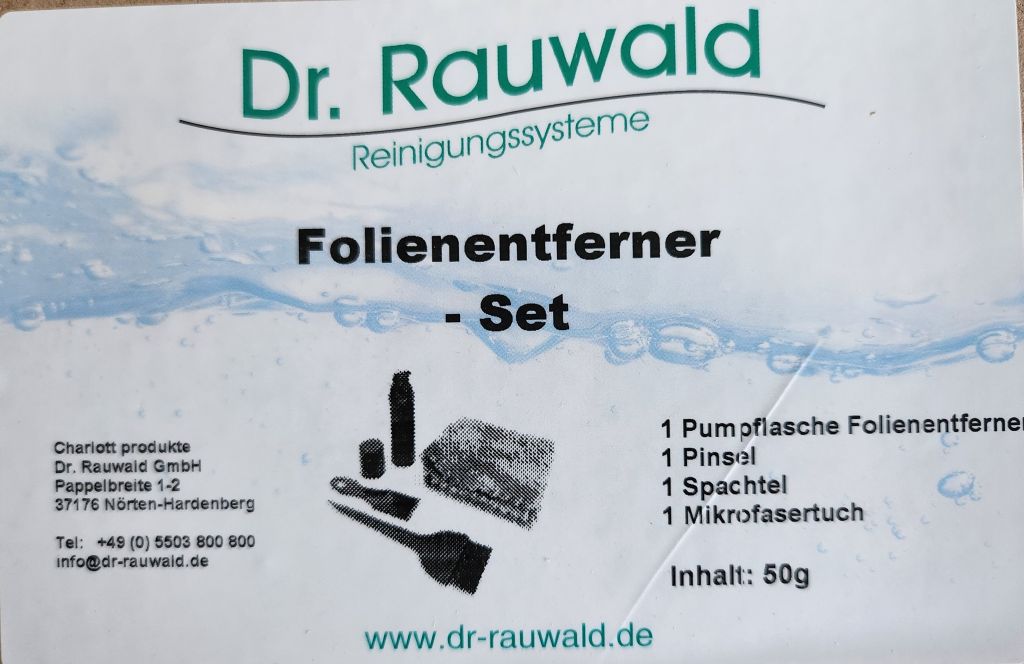Dr. Rauwald Folienentferner-Set
