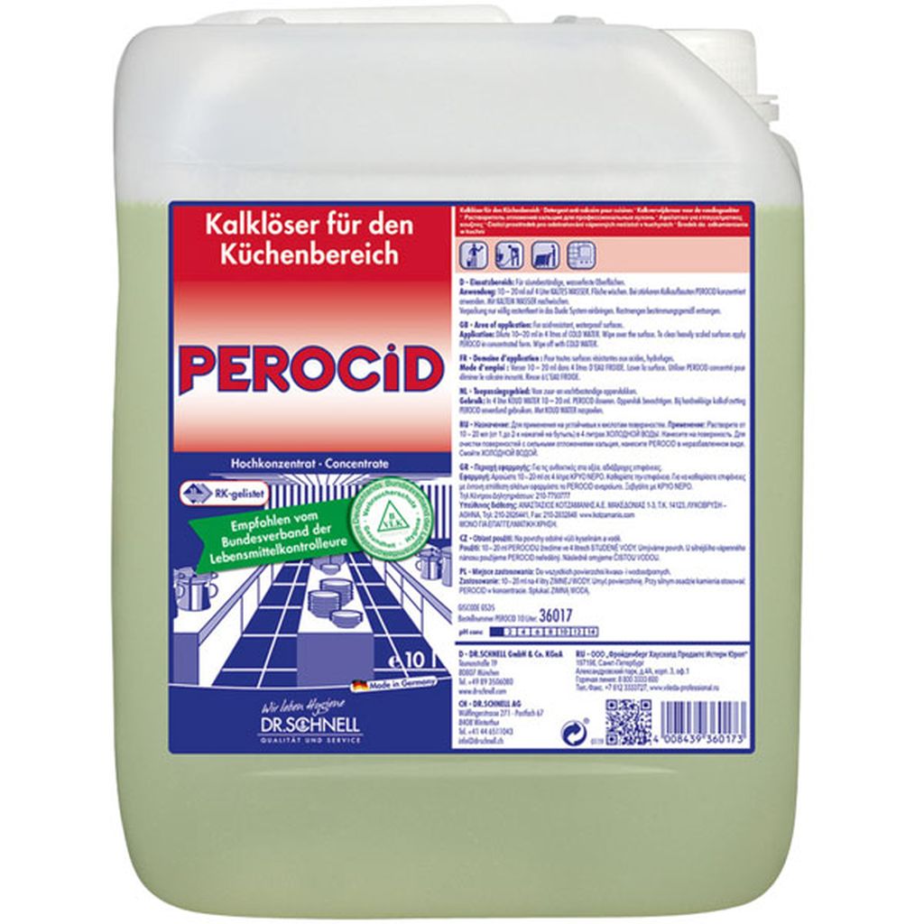 Dr. Schnell Perocid Kalklöser für den Küchenbereich 10L