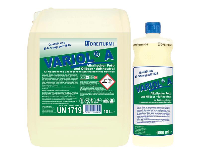 Dreiturm VARIOL A alkalischer Fett- und Öllöser 10L