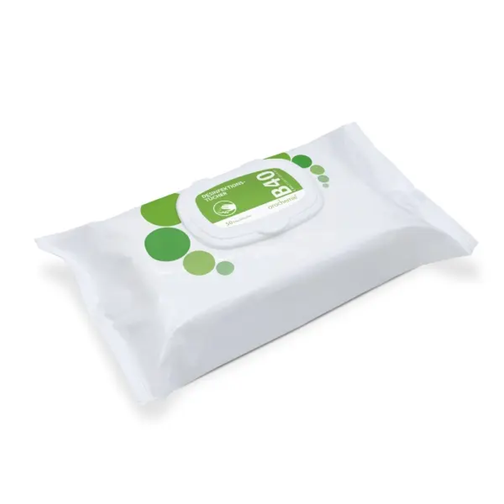 Oro Desinfektionstücher B40 Flowerpack mit Clip, aldehydfrei