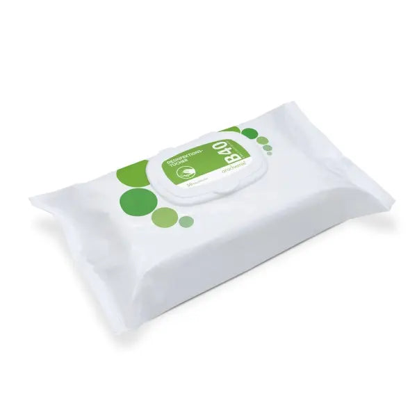Oro Desinfektionstücher B40 Flowerpack mit Clip, aldehydfrei