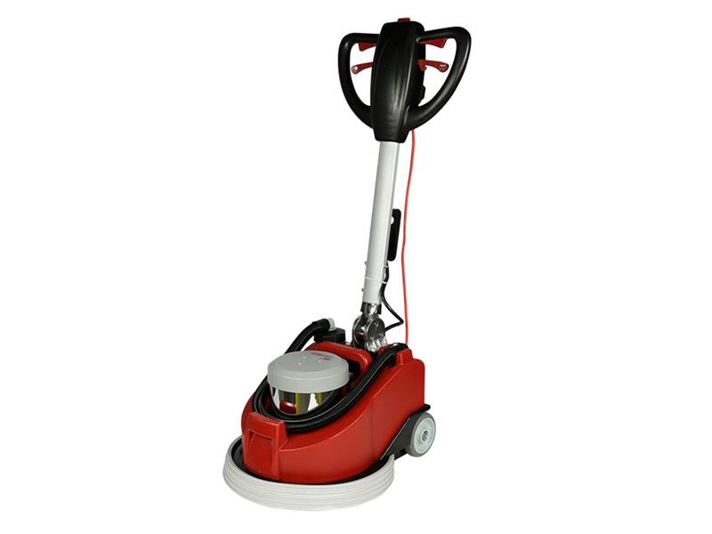Sprintus Einscheibenmaschine Zeus 17", inkl. Tank, Bürste mittel & weich, Padtreibteller
