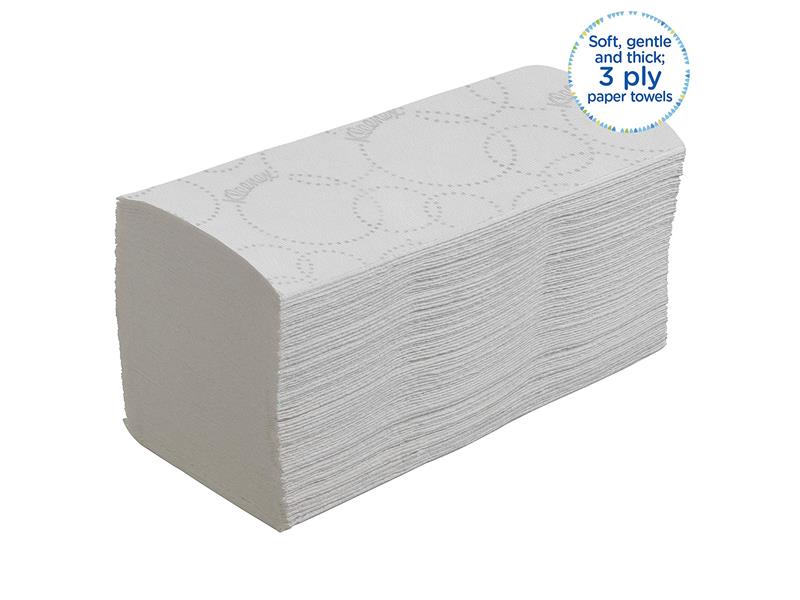 Handtuchpapier KCP Kleenex Ultra weiß 3 lagig 1440 Blatt