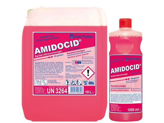 Dreiturm AMIDOCID Sanitär-/Schwimmbad- Kraftreiniger-Konzentrat 10L