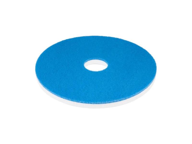 Super Padscheibe MELAMIN 13", weiß /t blauem Pad
