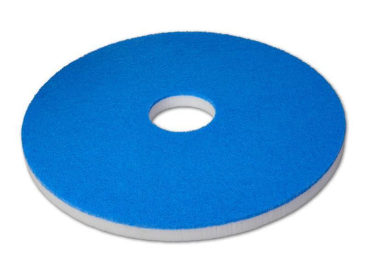Super Padscheibe MELAMIN 17", weiß 18mm mit blauem Pad