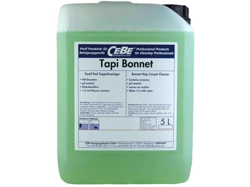 Cebe Tapi Bonnet 5L-  für alle wasserbeständigen Teppiche