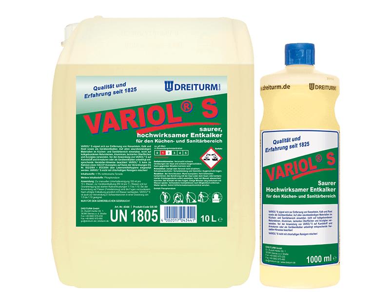 Dreiturm VARIOL S saurer, hochwirksamer Entkalker 10L
